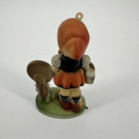 Vintage Kurt S Adler Plastic Hummel Like Christmas Ornament Bus Stop German Girl - Picture 4 of 9